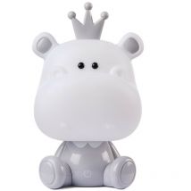 36-onli - Table lamp hippo Plastic Gray