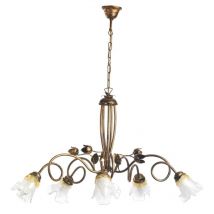 Lampadario 'arianna' 5 luci bronzo, e14