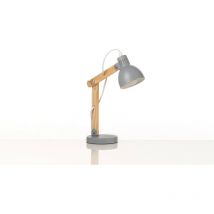 36-onli - Table lamp nora Wood,Metal Wood,Grey
