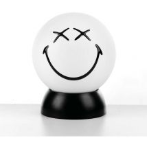 Onli Smiley Childrens Cross Eyes Globe Table Lamp, White