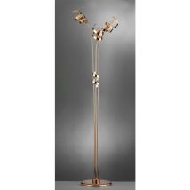 Onli ZOE Lampadaire à bras multiples, cuivre