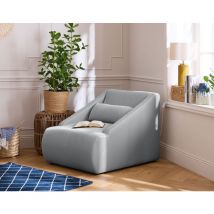Lisa Design - Onyx - fauteuil - en tissu mailles 3d - gris clair