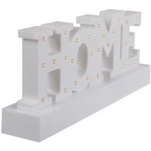 Home Lettera Luce – 28 LED – Bianco caldo – Decorazione luminosa esterna