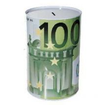 Salvadanaio in metallo banconota 100 euro xxl x1