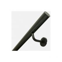 Opalu - Kit main courante murale en aluminium + supports de fixation