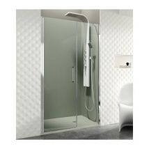 GME - open 110 (30+80) fixe plus porte battante ouverture centrale - Mesure d'installation: 108,6-112,6 cm