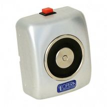Opera - 19001BDV Retenedor electromagnético 24V/48V 55Kg blanco