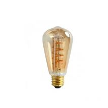 Opjet 0011805 LED-Ampulle, dekorativ, E27, 5 W, 220/240 lm – gedrehter Glühfaden – Retro-Edison Ø64 x 140 mm
