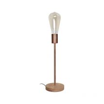010385 - Lampe 'peter' cuivré - socle en bois E27 max.60w - Ø12x31cm - Opjet