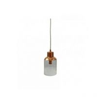 011090 - Suspension col cuivre et verre Ø13x24cm - Opjet