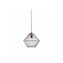 Opjet - 011135 - Lámpara Colgante Jaula 'Vincent' Ø29x28cm - E27 máx.40W - Metal Cobre
