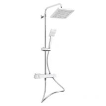 Optima - Colonna doccia con miscelatore termostatico + doccetta, cromo ( ssth)