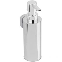 Optima Cube Way Distributore di sapone a parete in ottone, cromo (SPI99)
