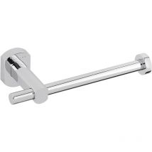 Cube Way Wall-Mounted Toilet Roll Holder in Brass, Chrome (SPI26) - Optima