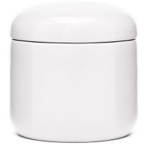 Optima - Daira Caja de cerámica con tapa, Blanco (DAI55BI)