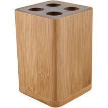 Optima Latia Schrubberhalter mit Zinken aus Bambusholz, Hellholz (LAT11)