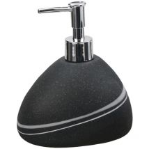 Optima Sidao Seifenspender aus Polyresin, Schwarz (SID99)