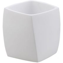 Suza Bicchiere in poliresina, bianco (SUZ27) - Optima