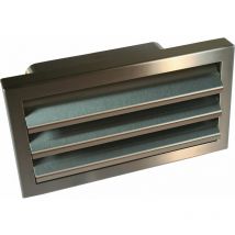 Mauerkasten N31057 Edelstahl, System 222 x 90 - Optimairo