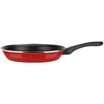 Optimax Poêle à frire, Ø28cm, rouge, acier aisi 430 Fagor 78560