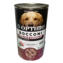 Bocconcini per cane al gusto pollo e coniglio da 1250 gr - Optimo