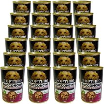 Set 24 bocconcini per cane al gusto pollo e coniglio da 400 gr - Optimo
