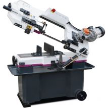 Scie à ruban mobile pour métaux 0-45° capacité de coupe ronde 180 mm 0,55/0,75 kW 400V 2 vit. arrosage par engrenages Optisaw SD200G 400V