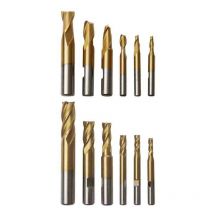 Optimum – 3352250 – Fräser-Set 12-teilig HSS in Aluminiumgehäuse – 6mm, 8mm, 10mm – Ideal für präzise Bearbeitungen