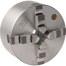 Optimum 3450355 Bison Vierbacken-drehfutter Guss Camlock, Zentrisch Spannend Ø