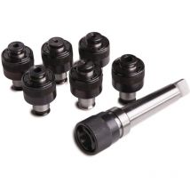 Optimum - 3050705 Gewindeschneidfutter mit Einsätzen Größe des Vierkants r