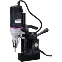 Optimum Magnetkernbohrmaschine DM 35PF – Hochleistungsmotor, abnehmbarer Kühlmitteltank, ergonomische Griffe, robuste Handkurbel