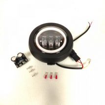 Optique Av Ø139 Led 6000k 12v Evox Pour Scooter Piaggio 50 Vespa