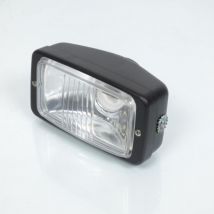 Optischer Frontscheinwerfer Rechteckig Schwarz Transparentes Glas