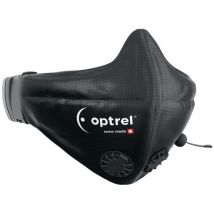 Optrel - Mund-Nasenmaske schwarz pom, Polyester, Polyurethan Ventil 2 St.