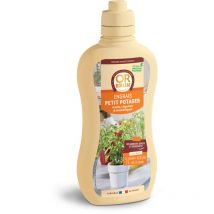 Engrais Petit Potager - 1L - Engrais Petit Potager De Balcon - Fabriqué En France - Utilisable En Agriculture Biologique OBRECLPTITPOTAG1 - Or Brun