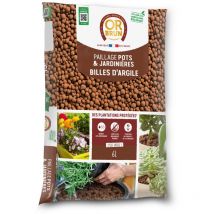 Billes d'argile uab 6 l / nc Or Brun