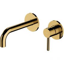 Omnires - Robinet Salle De Bain Mitigeur Lavabo Encastrée Sombre Or Monocommande