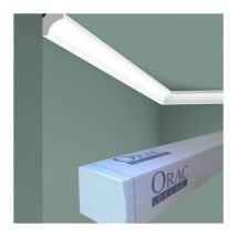 C250 Corniche plafond Orac Decor - 200x1,5x1,5 cm (h x p x l) - moulure décorative polyuréthane Carton 8 pièces