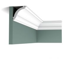 CX100 Corniche plafond Orac Decor - 7x7x200cm (h x p x l) - moulure décorative polymère a l'unité