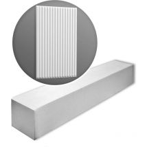 Decor W215-box hill bead 1 Box 5 pieces 3d wall panel Wall paneling contemporary design 2 sqm - Orac