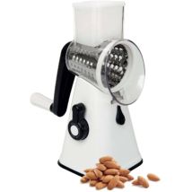 Magic Super Slicer – 3-in-1 Mandoline – Edelstahl und Kunststoff – Küchenhelfer für Obst, Gemüse, Nüsse – Orange Donkey