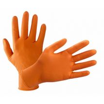 Orange nitrile gants pack 10 pcs. tg.xl