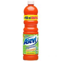 ASEVI Orangen-Bodenreiniger 1L + 150ml – Konzentrierte Formel – Frischer Duft – Für alle Bodenarten – Effektive Reinigung