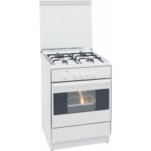 Gas-Heiz- und Koch-Standherd fz 2024 - Weiß, Erdgas, 60cm - Oranier