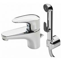 Oras Vega Combidetta Waschtischarmatur mit Handbrause, Komplett-Set