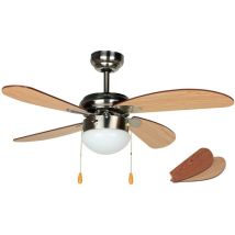 Orbegozo Cp 70095 Ventilateur De Plafond 95 Cm-merano Nickel