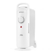 Orbegozo - radiador de aceite ro 1020, 7 elementos, termostato regulable, ideal para espacio reducido, piloto luminoso de funcionamiento, 1000 w