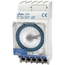 Zeitschalttechnik supra qrd 230V Timer per guida din analogico 230 v/ac - Orbis