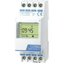ORBIS Zeitschalttechnik DATA MICRO-2 + 230 V Timer per guida DIN digitale 250 V/AC