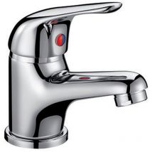 Orbit - Entry Mono Basin Mixer Tap with Push Button Waste 35mm - Chrome